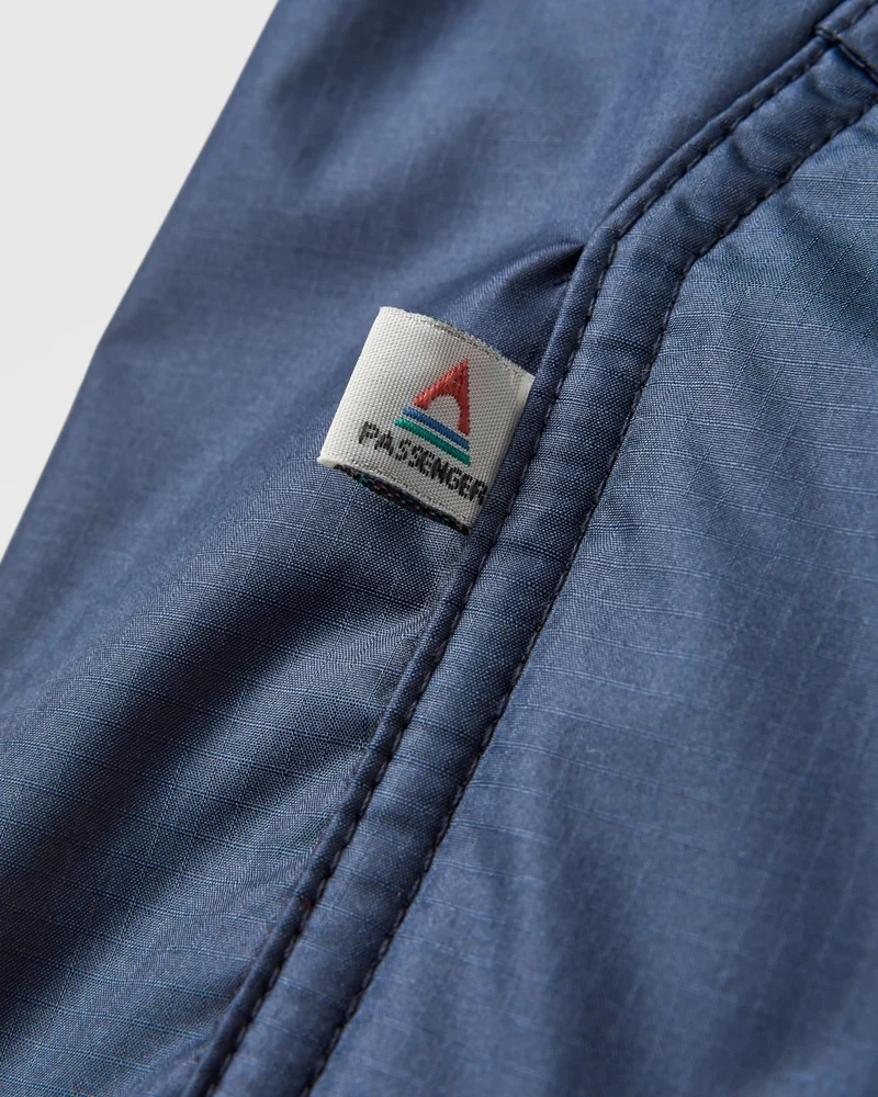 Waves Sherpa Lined Surf-Poncho - Dark Denim/ Deep Navy