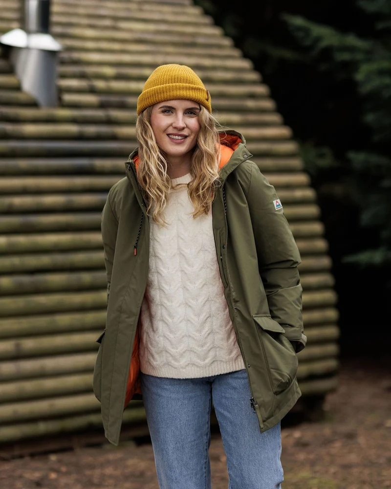 Alaska Isolierte Parka - Khaki