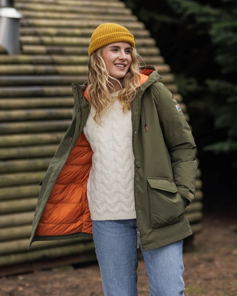 Alaska Isolierte Parka - Khaki