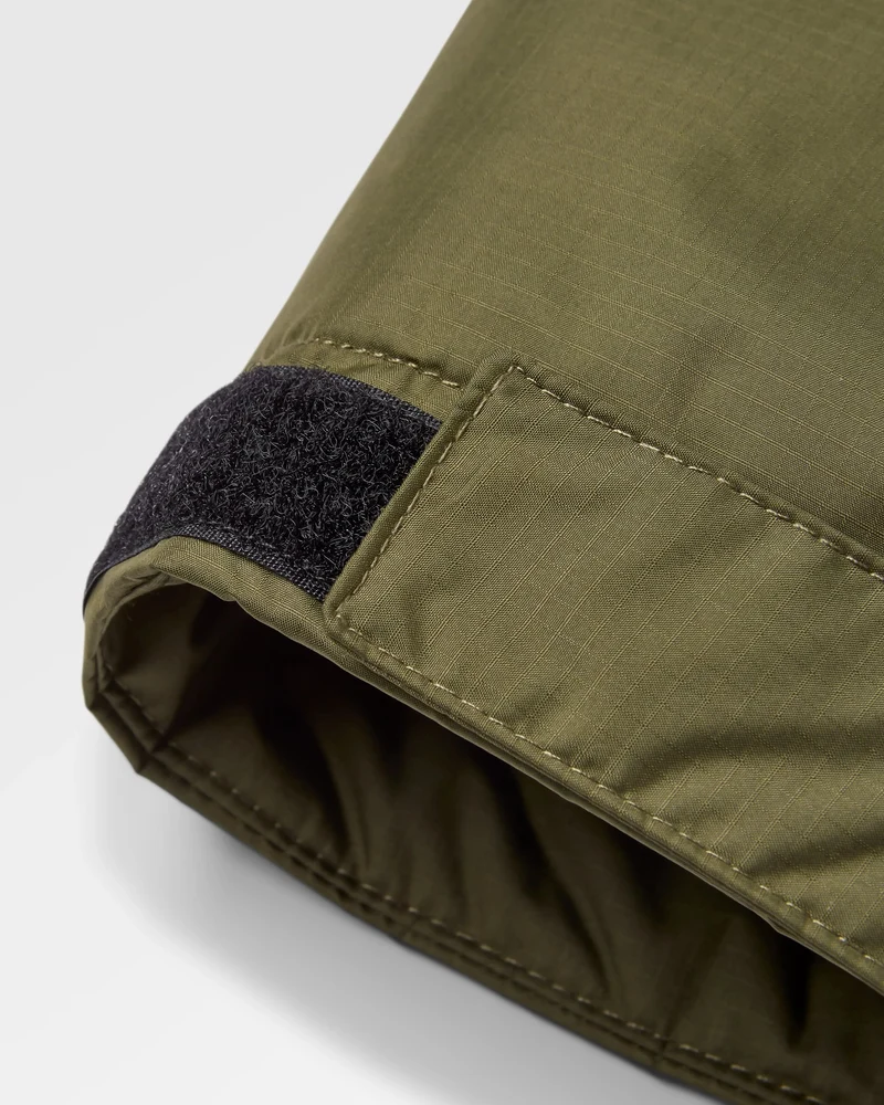 Waves Sherpa Lined Surf-Poncho - Schwarz/Khaki