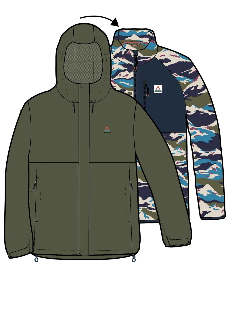 Graniteridge Wasserdichte 3-in-1-Jacke - Khaki