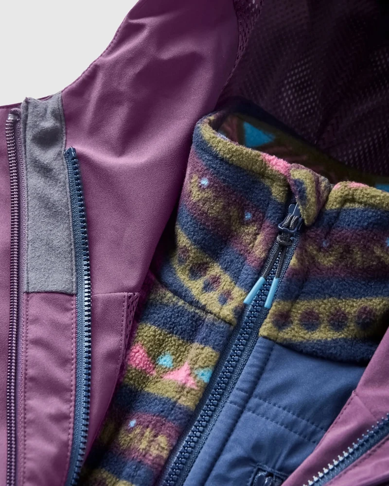 Breckenridge Wasserdichte 3-in-1-Jacke - Tiefes Pflaume