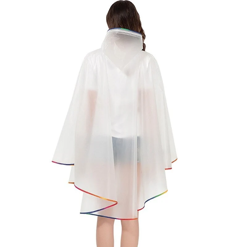 Regenponcho durchsichtig - wiederverwendbar