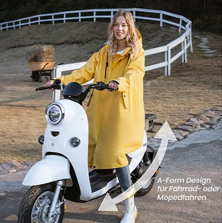 Regenmantel oversize Damen & Herren - lang und elegant