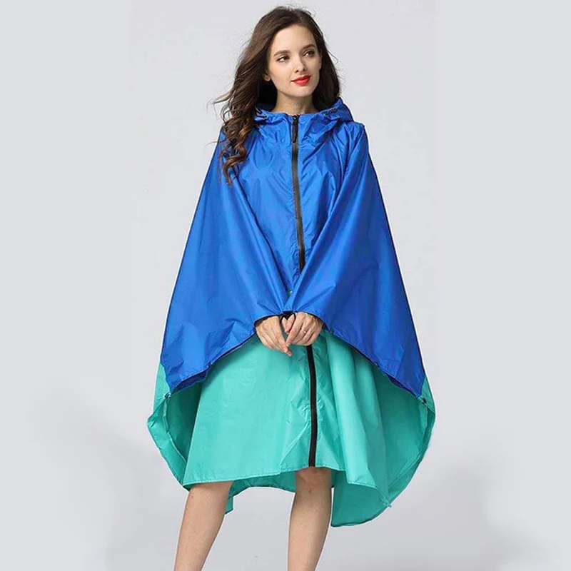 Damen Regenponcho zum Fahrradfahren
