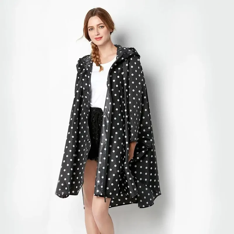 Damen Regenponcho zum Fahrradfahren