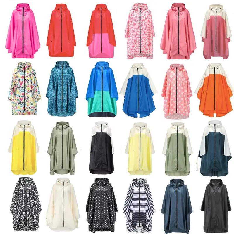 Damen Regenponcho zum Fahrradfahren
