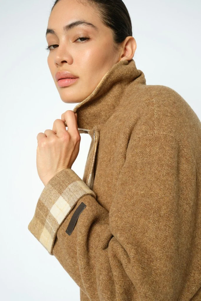 Lucca June Jacket | Downtown Brown | Jakke fra Mos Mosh