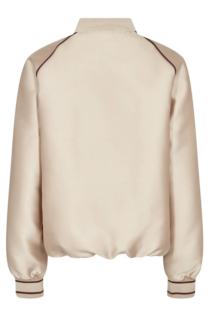 Calico Sateen Jacket | Sesame | Jakke fra Mos Mosh