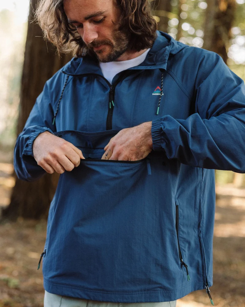 Seek Out Wasserabweisende Jacke - Dunkler Denim