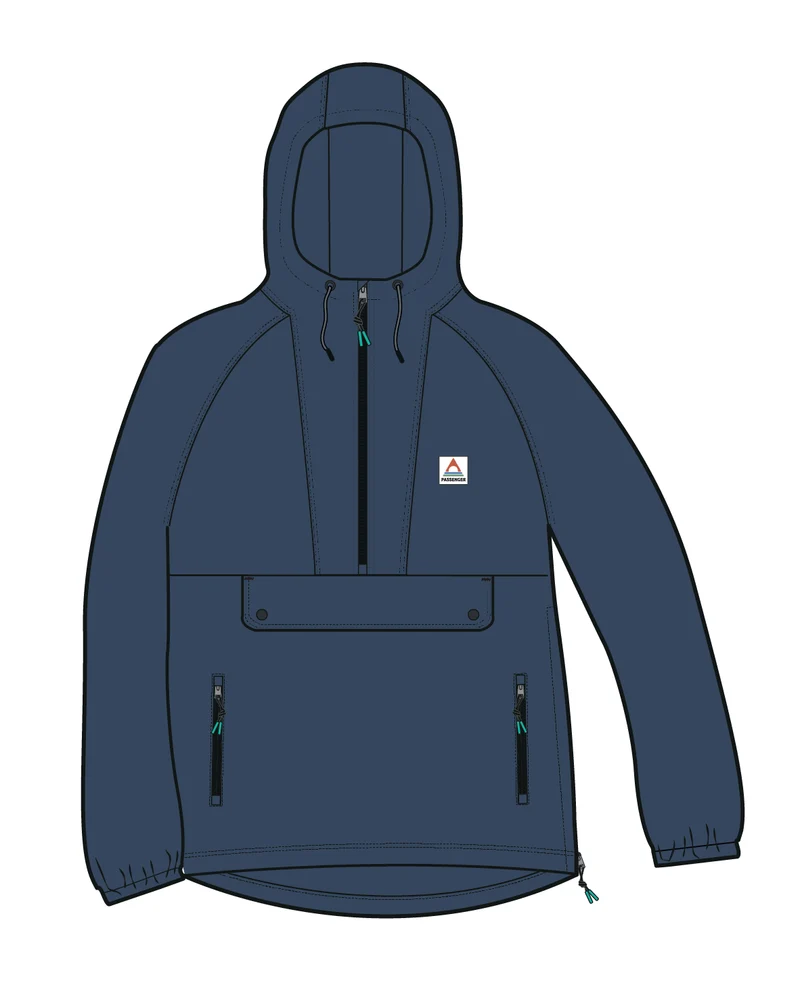 Seek Out Wasserabweisende Jacke - Dunkler Denim