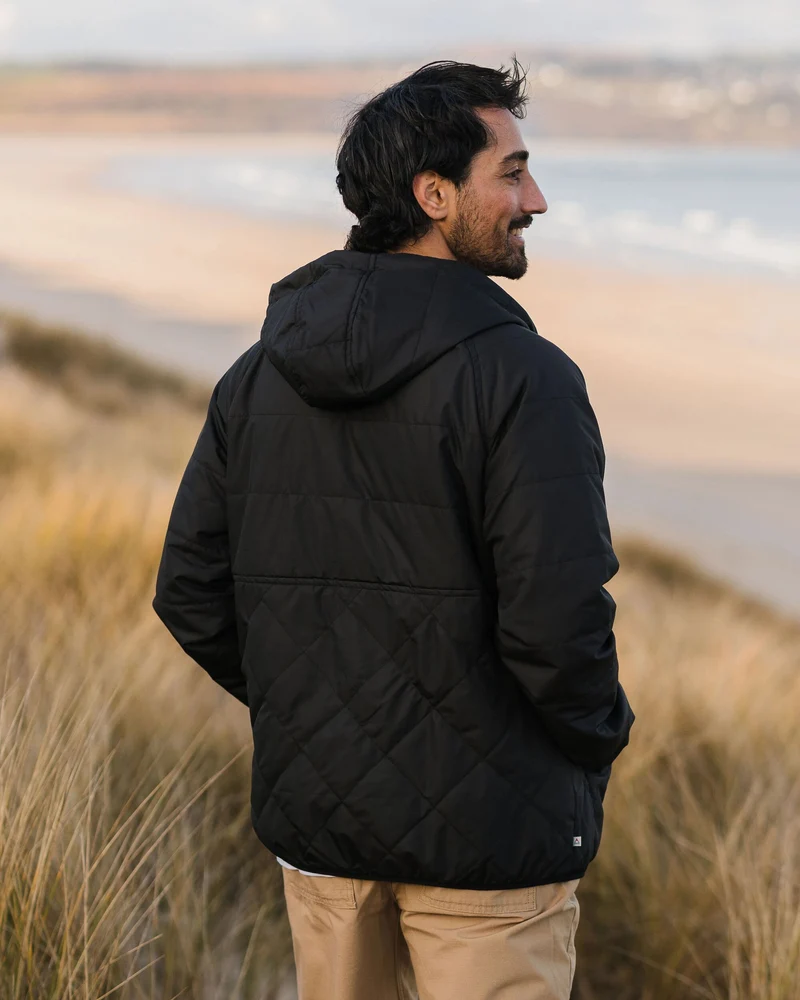 Dylan Insulated Full-Zip-Jacke - Schwarz