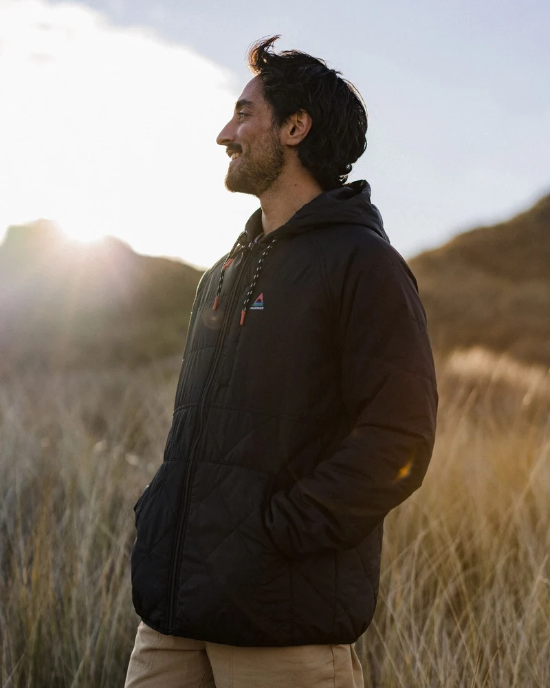 Dylan Insulated Full-Zip-Jacke - Schwarz