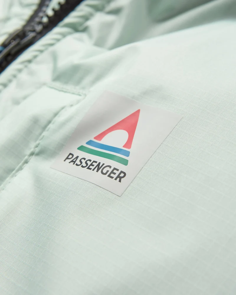 Waves Sherpa-gefütterter Surf-Poncho - Pfefferminz/ Tiefes Meer