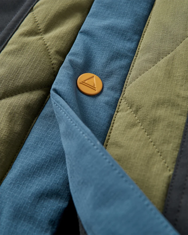 Campscape Fleece gefütterter Parka - Schwarz/Khaki