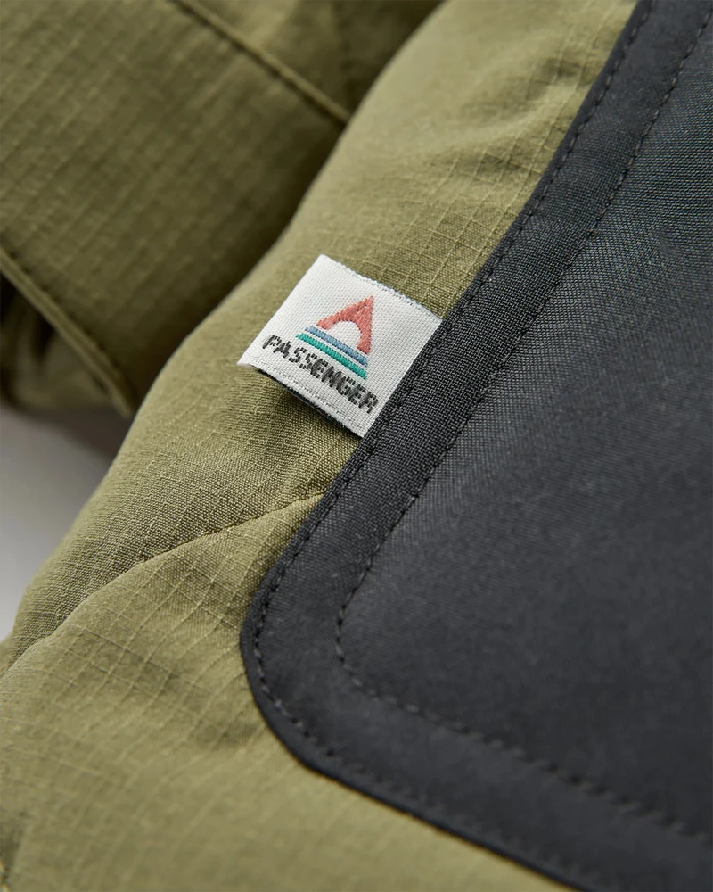 Campscape Fleece gefütterter Parka - Schwarz/Khaki