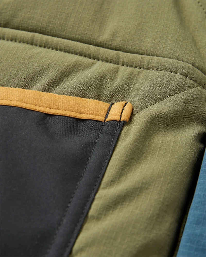 Campscape Fleece gefütterter Parka - Schwarz/Khaki