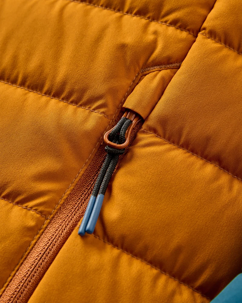 Ashland Daunenjacke - Retro Orange/Tidal Blue