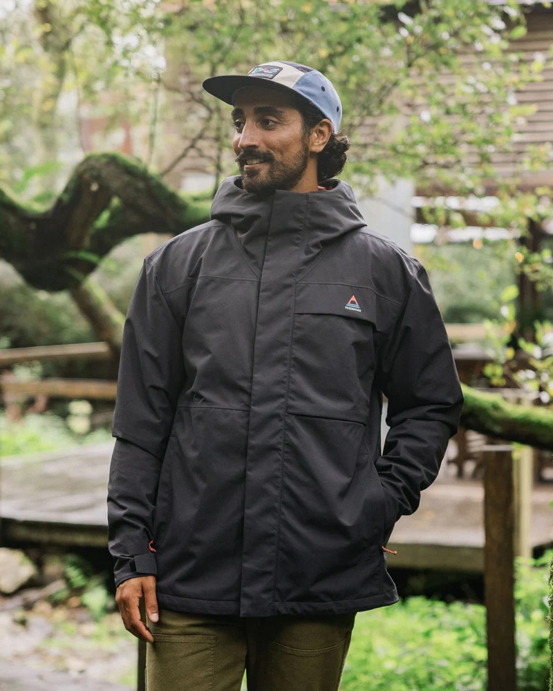 Overland Wasserdichte Jacke - Schwarz