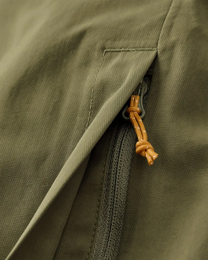 Overland Wasserdichte Jacke - Dunkeloliv