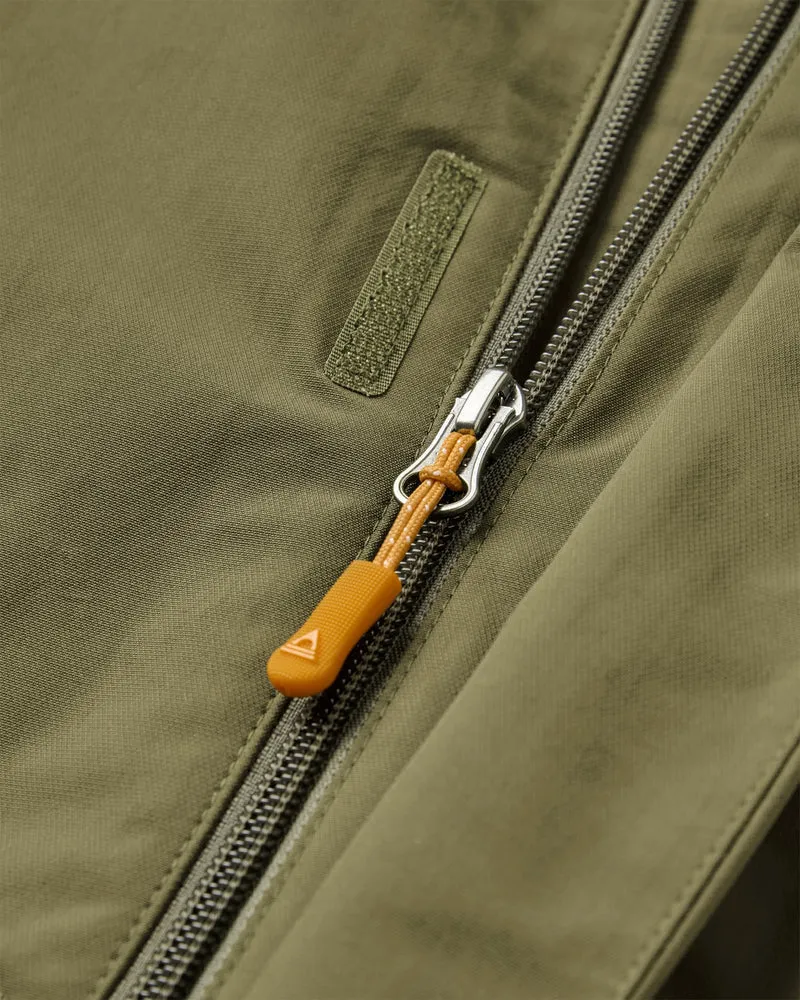 Overland Wasserdichte Jacke - Dunkeloliv