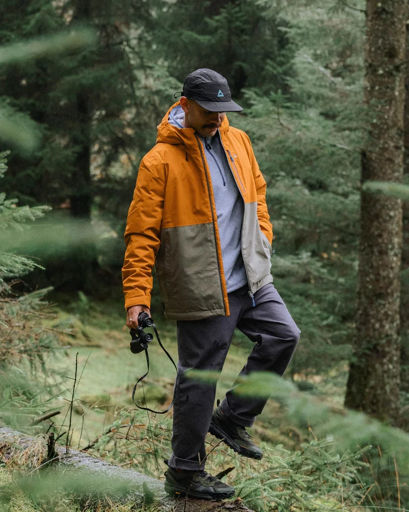 Eclipse Isolierte Wasserdichte Jacke - Retro Orange/Dusty Olive