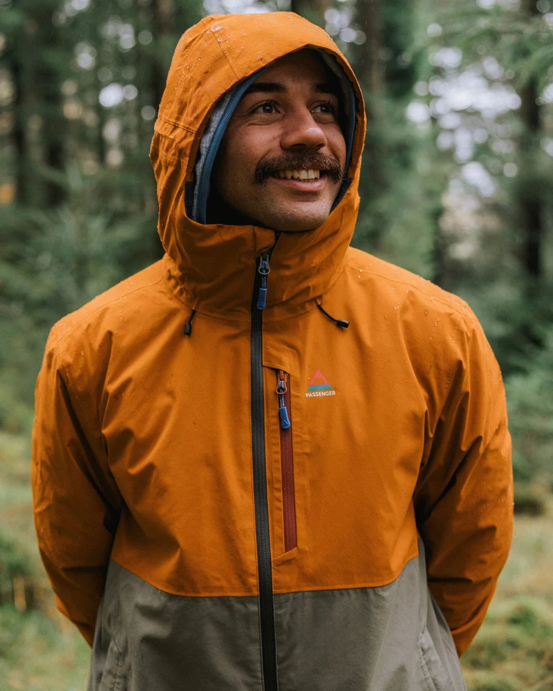 Eclipse Isolierte Wasserdichte Jacke - Retro Orange/Dusty Olive