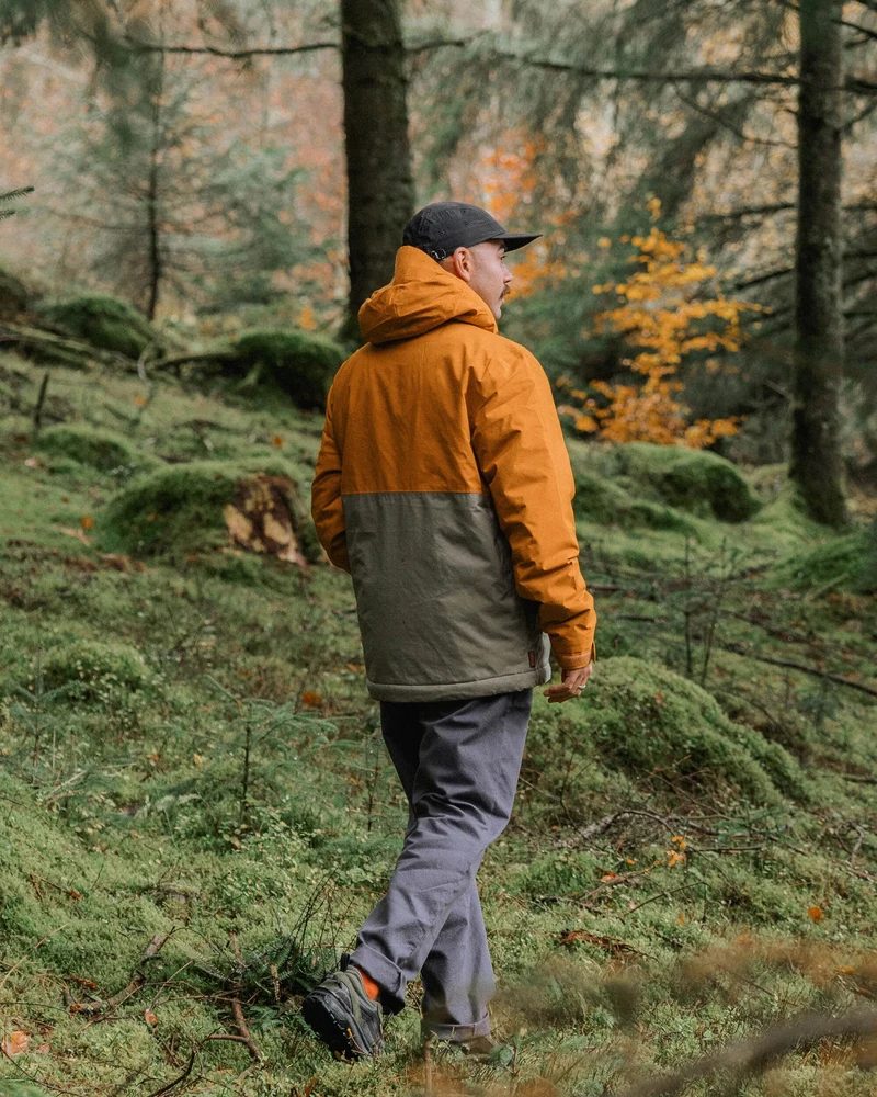 Eclipse Isolierte Wasserdichte Jacke - Retro Orange/Dusty Olive