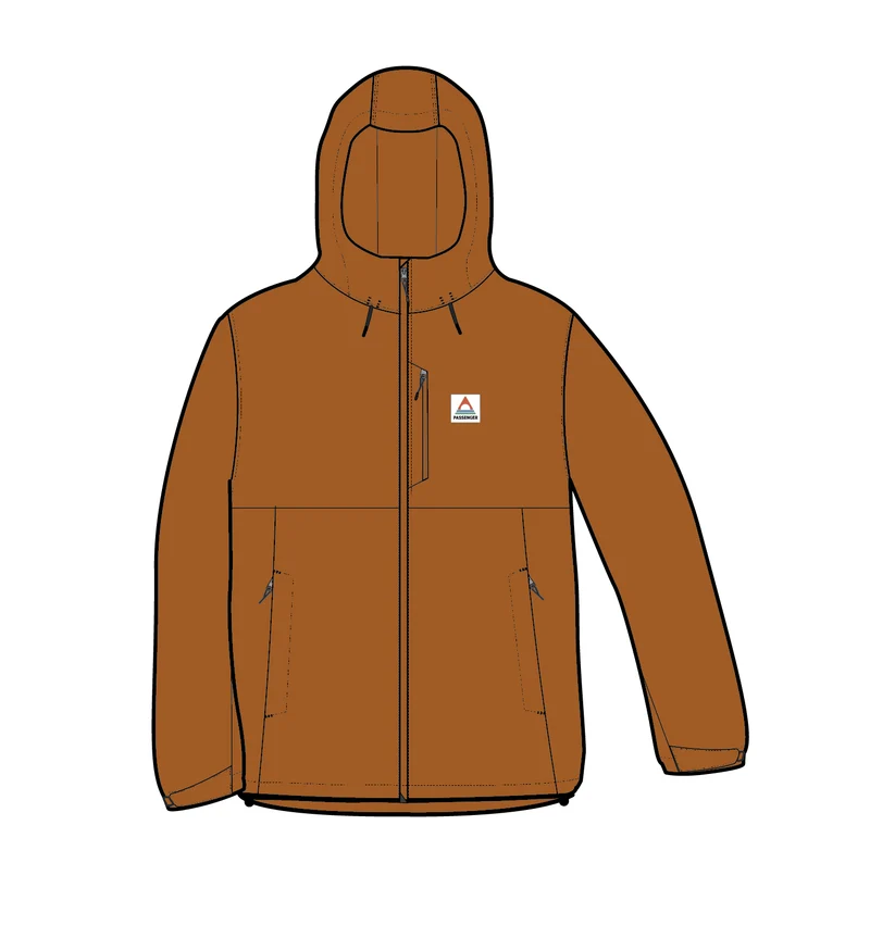 Elevate Isolierte Wasserdichte Jacke - Retro Orange