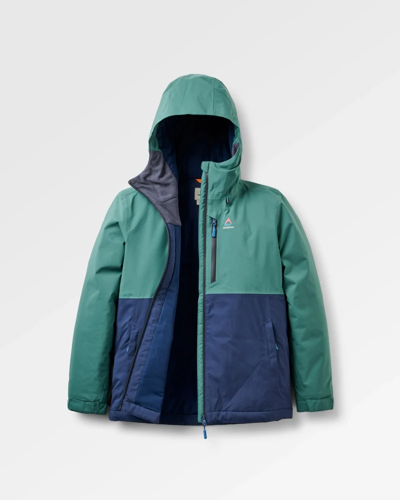 Elevate Isolierte Wasserdichte Jacke - Deep Ocean/Rich Navy