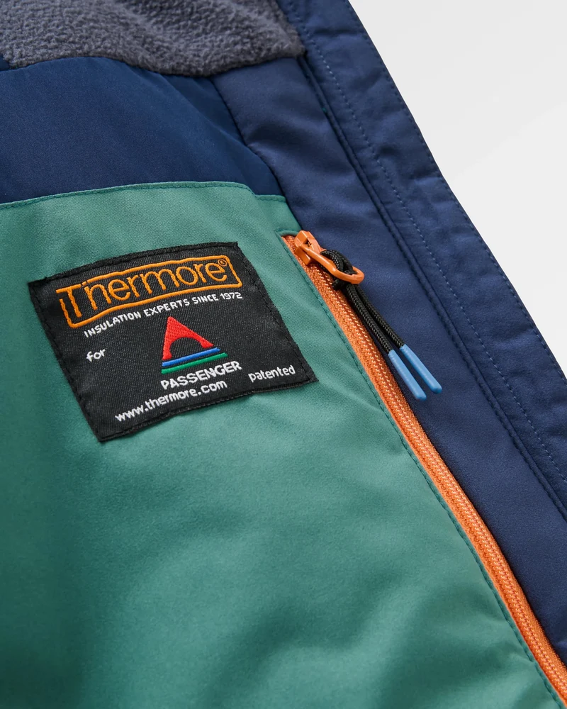 Elevate Isolierte Wasserdichte Jacke - Deep Ocean/Rich Navy