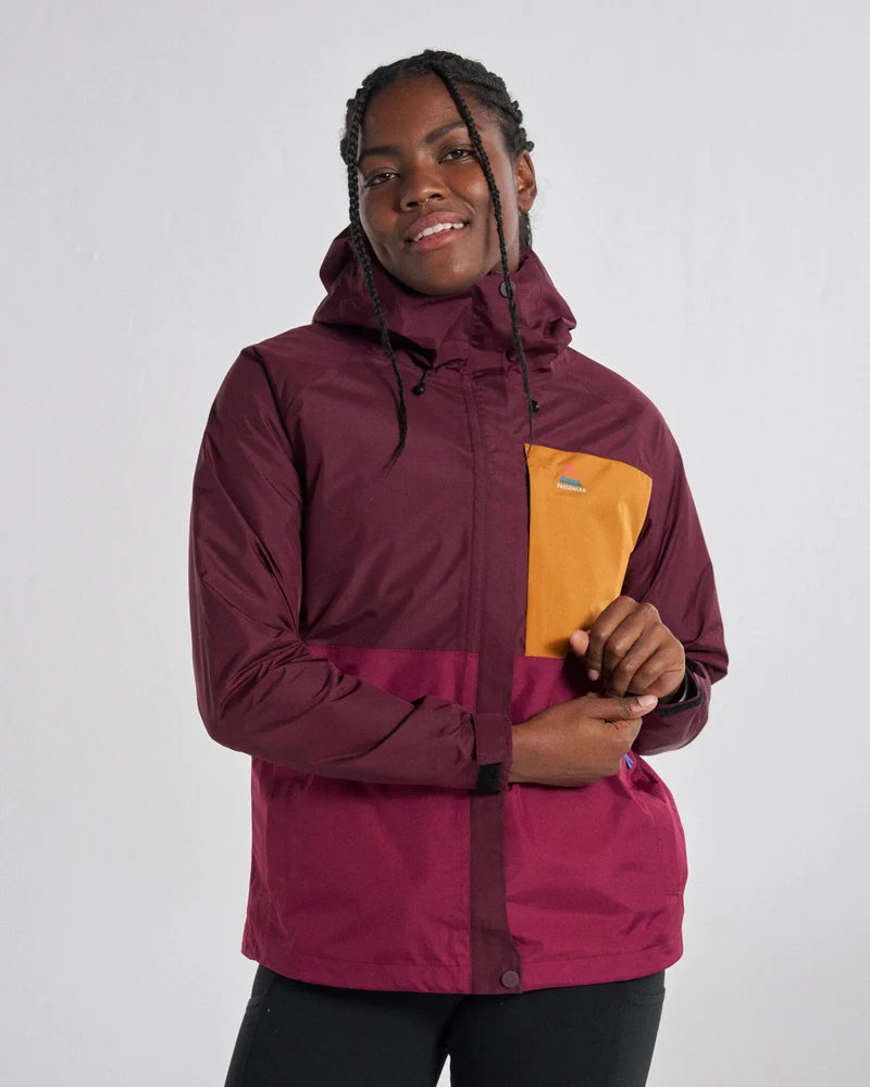 Trailscape Damen Wasserdichte Jacke - Feige/Wildbeere
