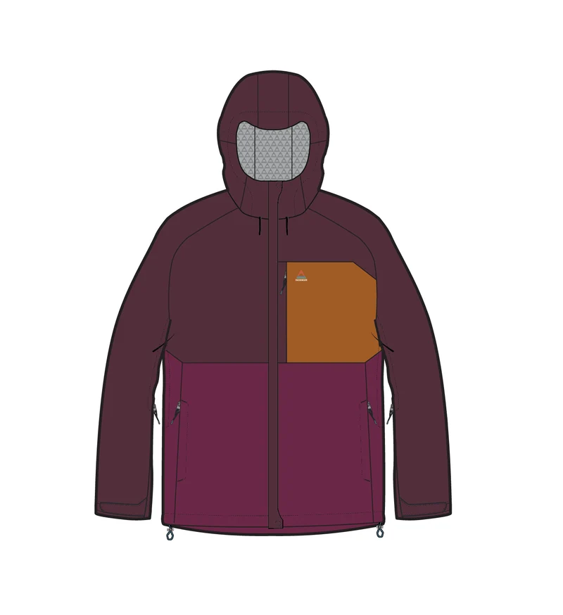Trailscape Damen Wasserdichte Jacke - Feige/Wildbeere
