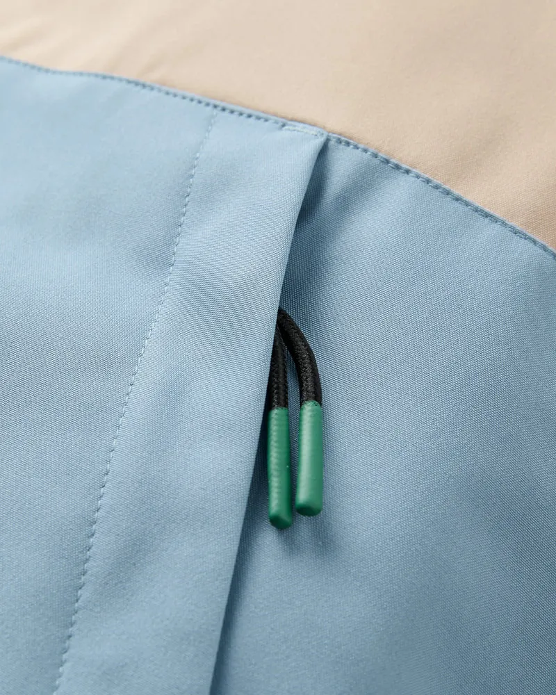 Lumi Farbblock Parka - Verblasstes Denim