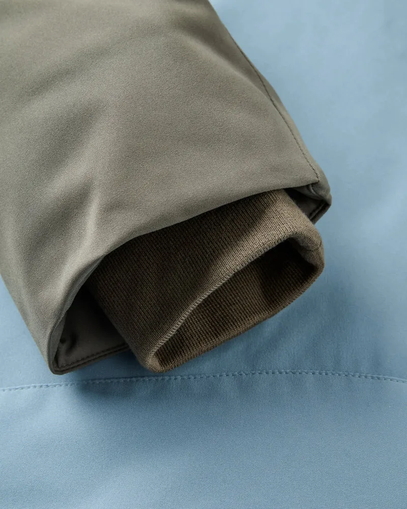 Lumi Farbblock Parka - Verblasstes Denim