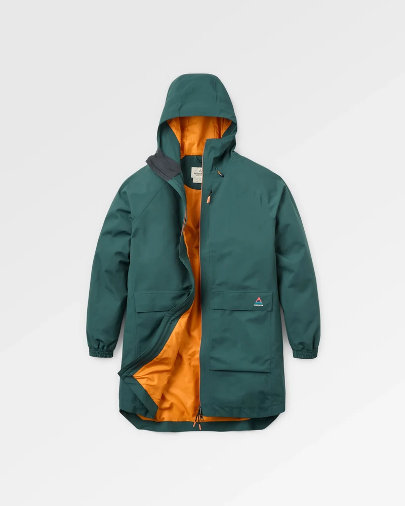 Serein Wasserdichter Parka - Dunkles Farn