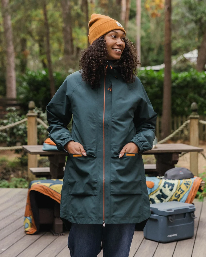 Serein Wasserdichter Parka - Dunkles Farn