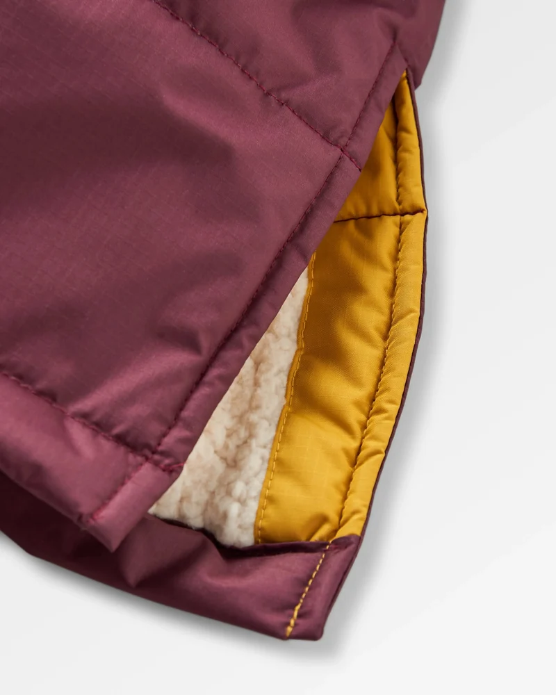 Waves Sherpa Gefütterter Surf-Poncho - Feige/Heritage Gelb
