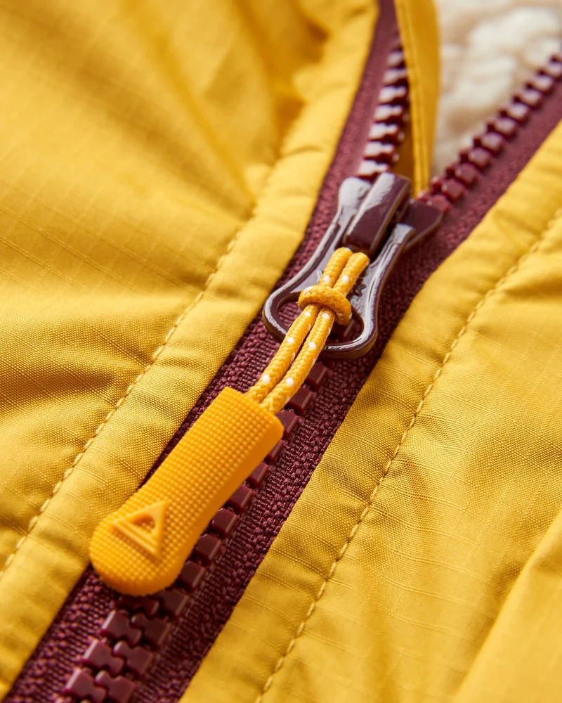 Waves Sherpa Gefütterter Surf-Poncho - Feige/Heritage Gelb