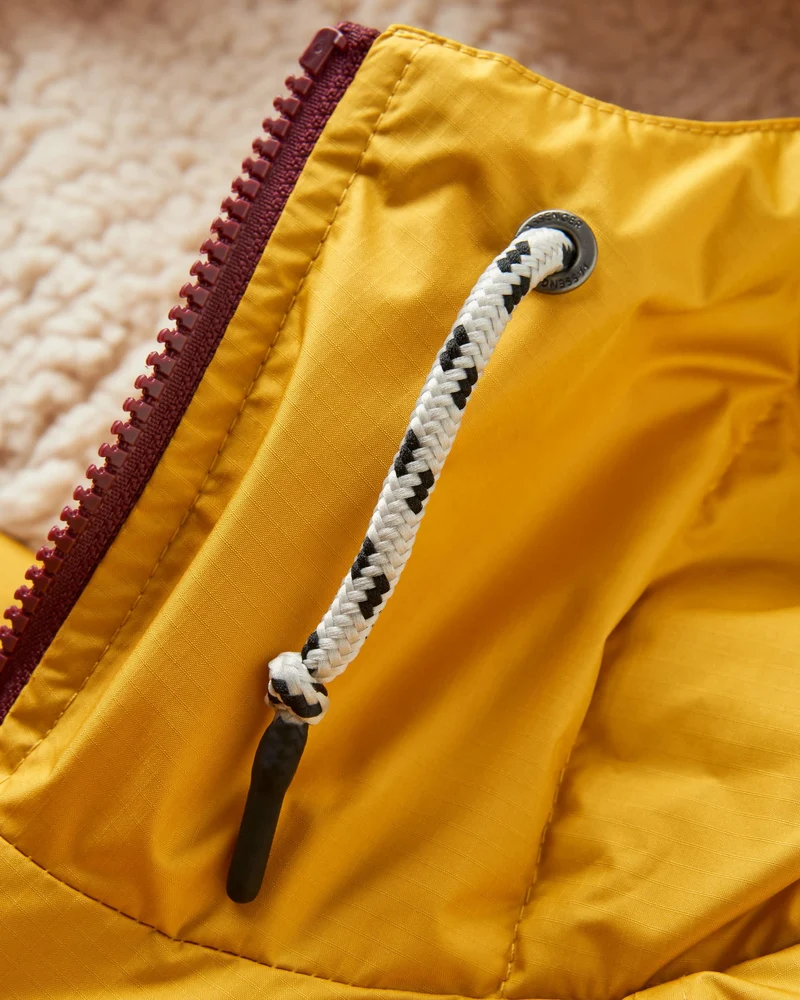 Waves Sherpa Gefütterter Surf-Poncho - Feige/Heritage Gelb