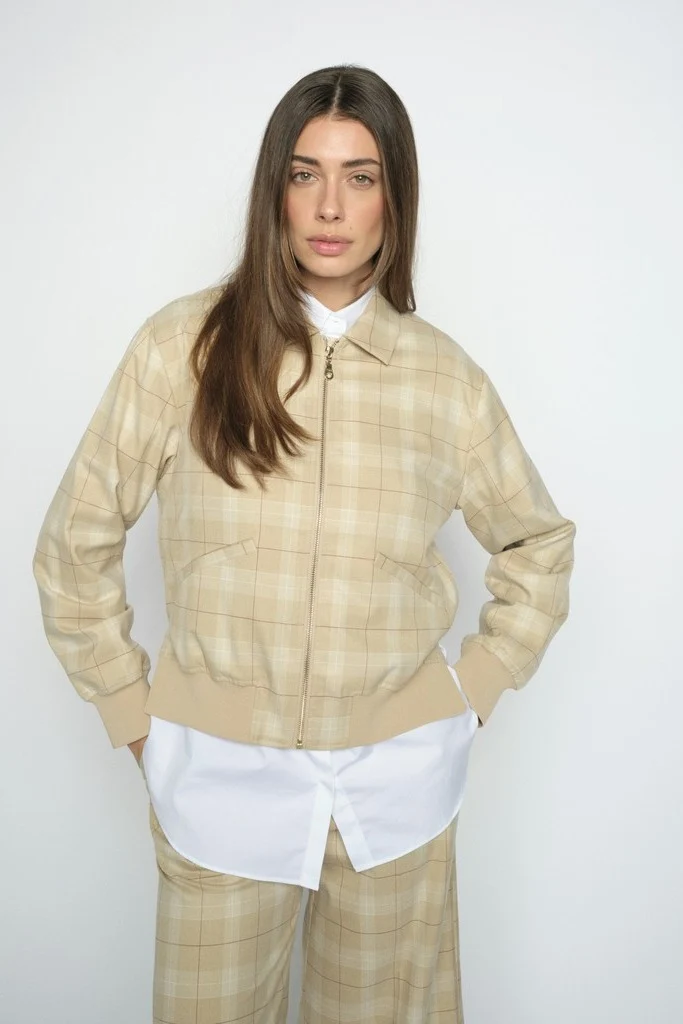 Kira Chels Jacket | Doeskin | Jakke fra Mos Mosh