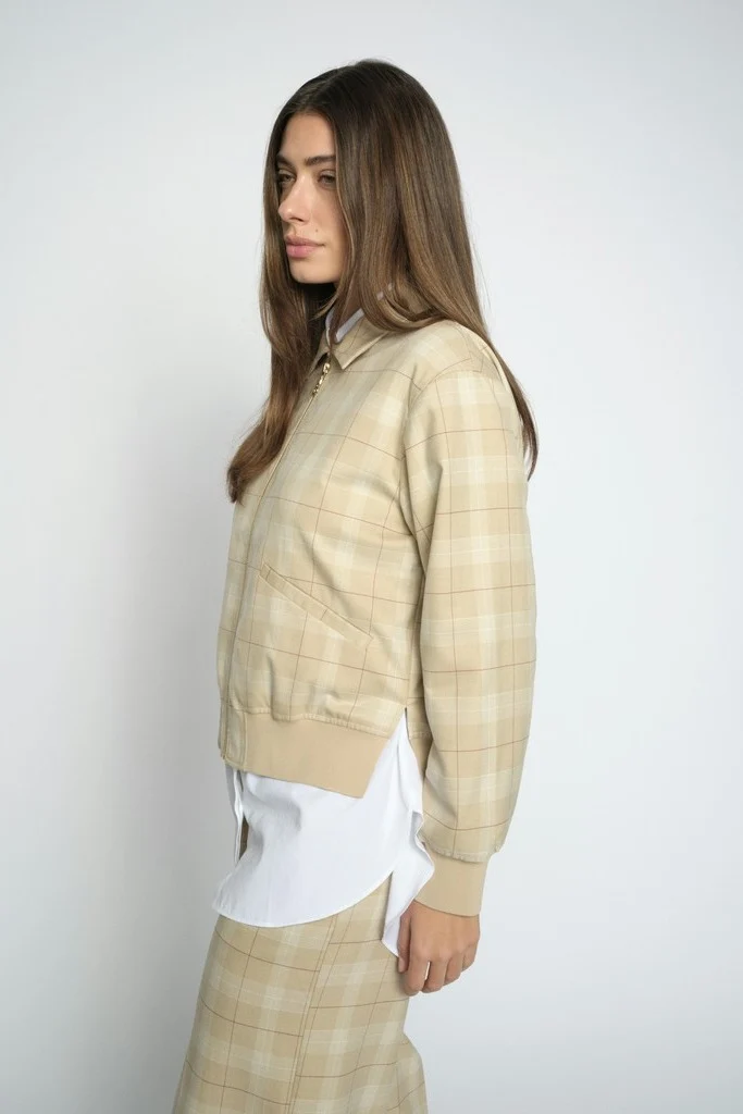 Kira Chels Jacket | Doeskin | Jakke fra Mos Mosh