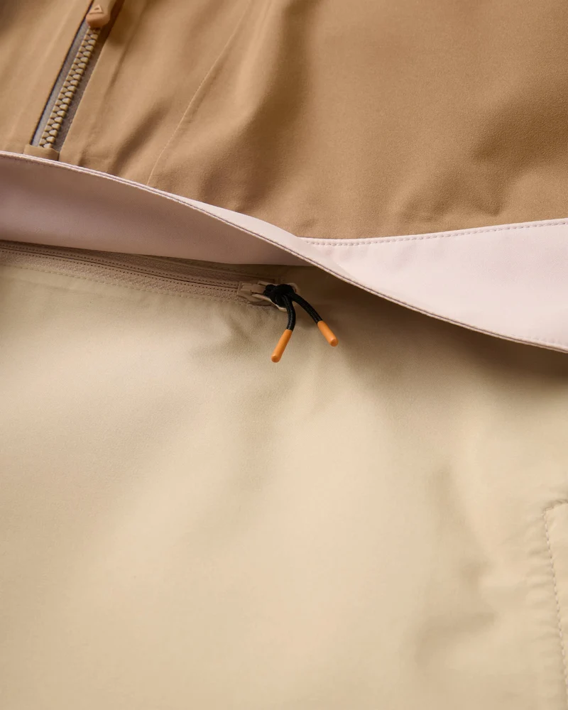 Skyline Wasserdichte Anorak - Karamell/Stein