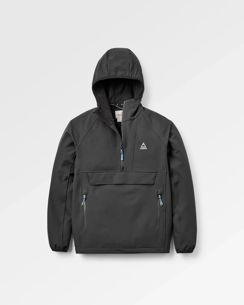 Ocean Softshell Anorak - Schwarz