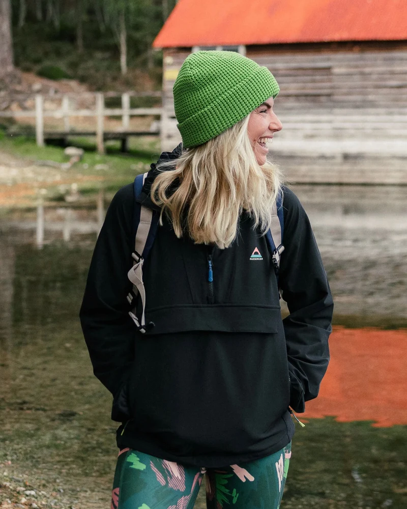 Ocean Softshell Anorak - Schwarz