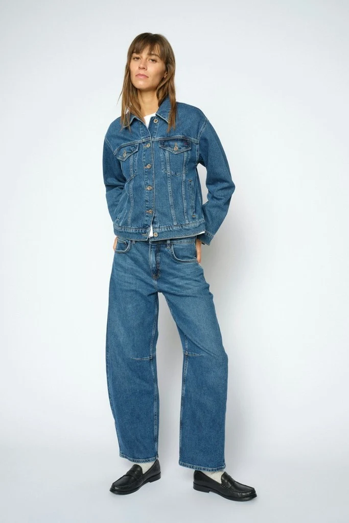 Saima Authentic Jacket | Blue | Jakke fra Mos Mosh