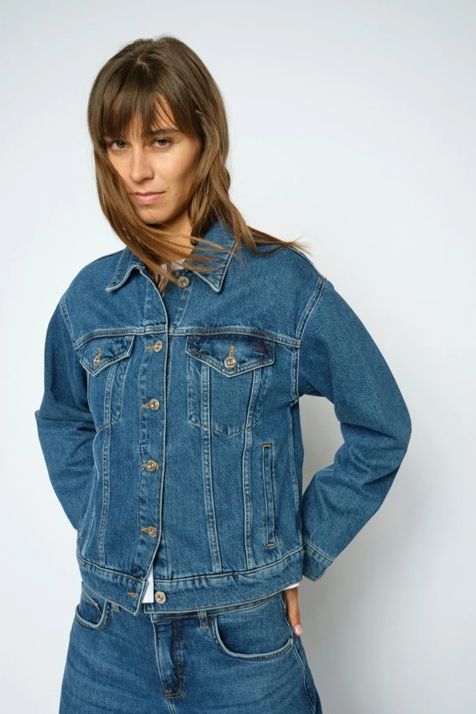 Saima Authentic Jacket | Blue | Jakke fra Mos Mosh