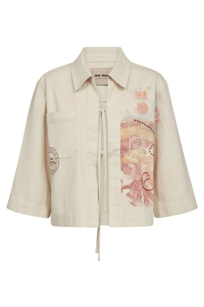 Lulo Rinna Jacket | Ecru | Jakke fra Mos Mosh