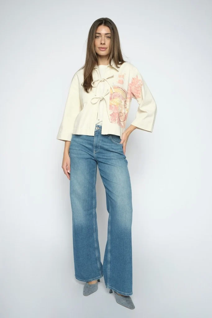 Lulo Rinna Jacket | Ecru | Jakke fra Mos Mosh