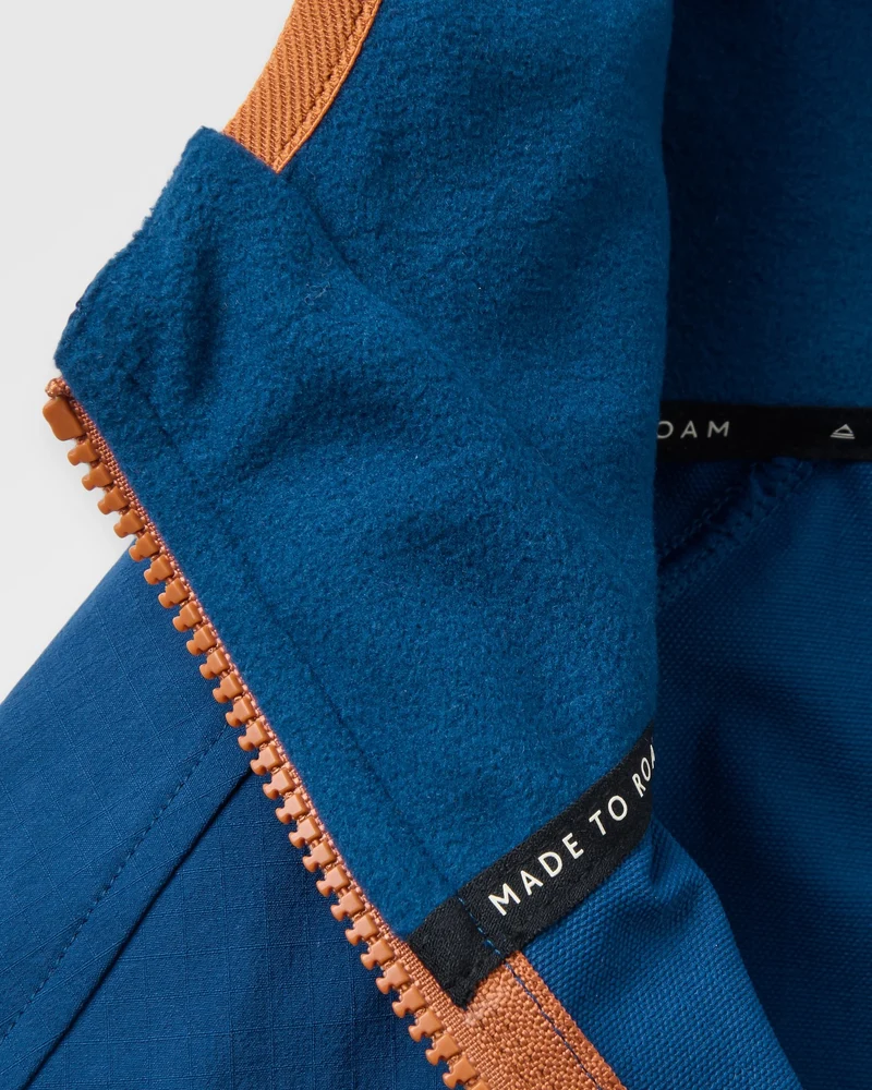Trailscape Damen Leichte Softshell-Jacke - Blau Navy/Retro Orange